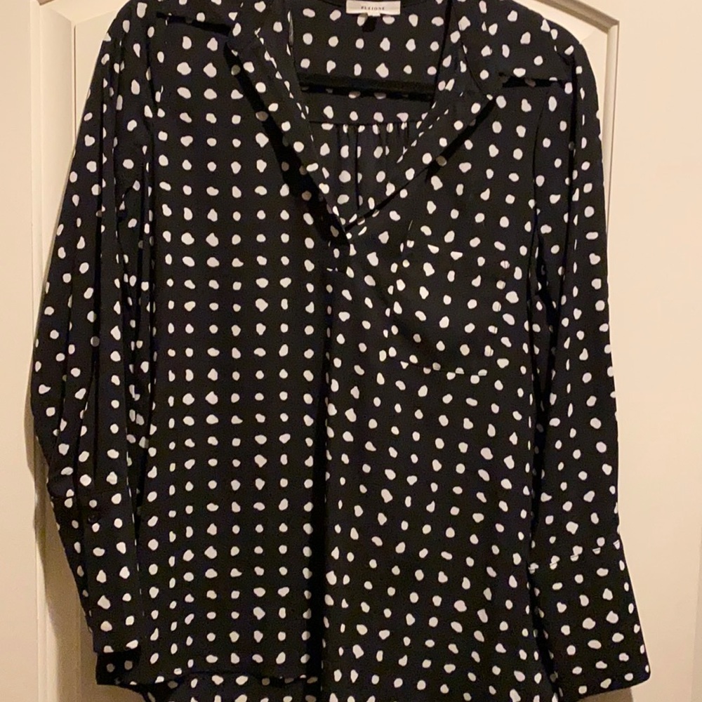 Polka dot blouse